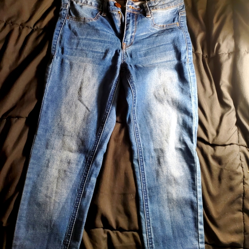 Denim couture red Jeans